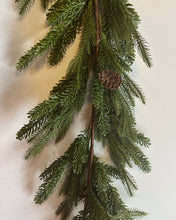 Load image into Gallery viewer, Real Touch Garland w/ Pinecones