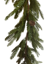 Load image into Gallery viewer, Real Touch Garland w/ Pinecones