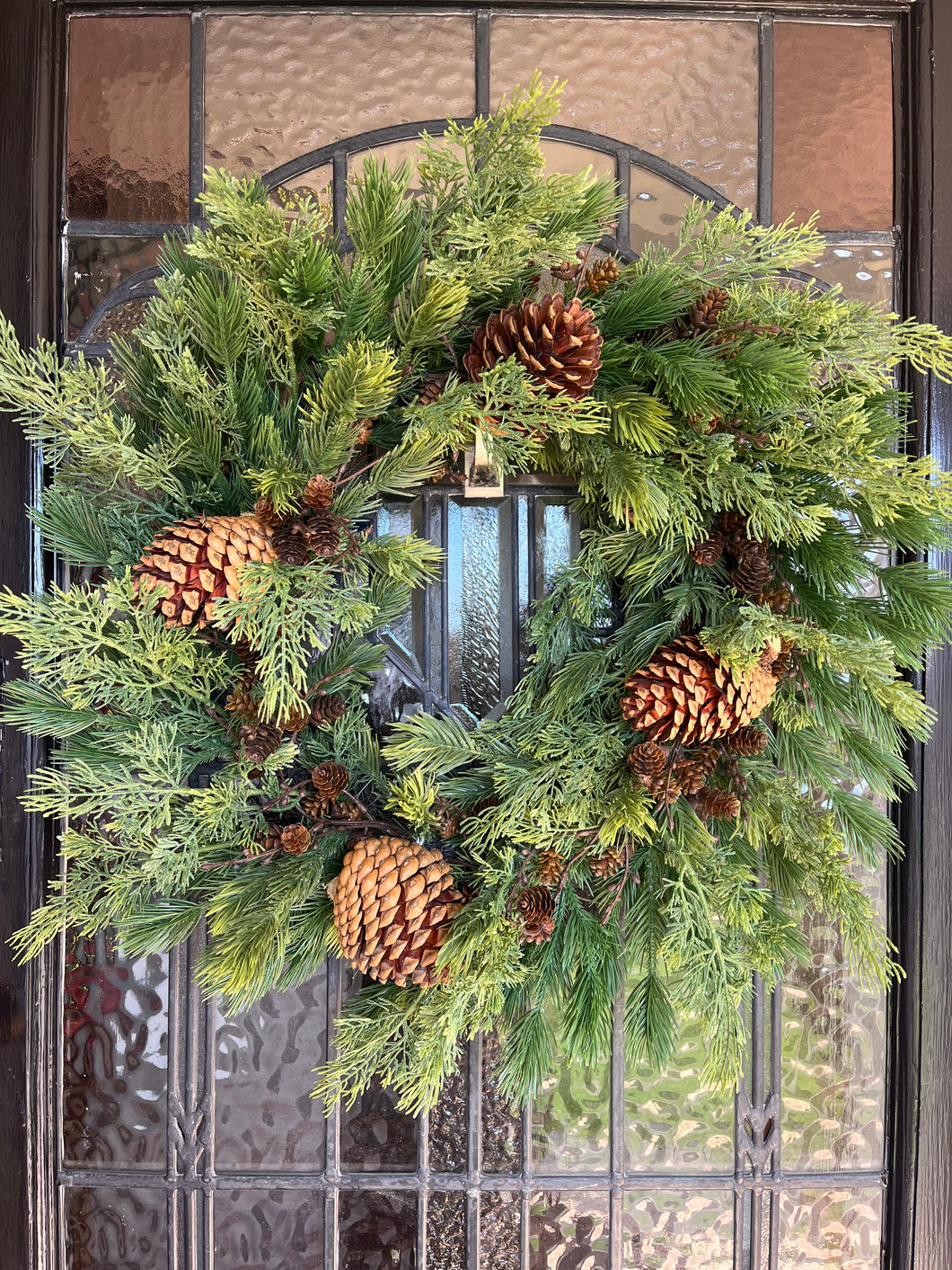 Custom Real Touch Pine Wreath