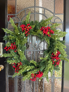 Cedar Berry Wreath