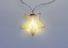 Load image into Gallery viewer, Silver Star Battery Operated Fairy Lights