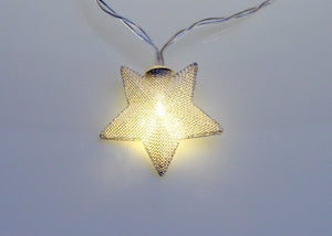 Silver Star Battery Operated Fairy Lights