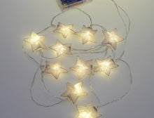 Load image into Gallery viewer, Silver Star Battery Operated Fairy Lights