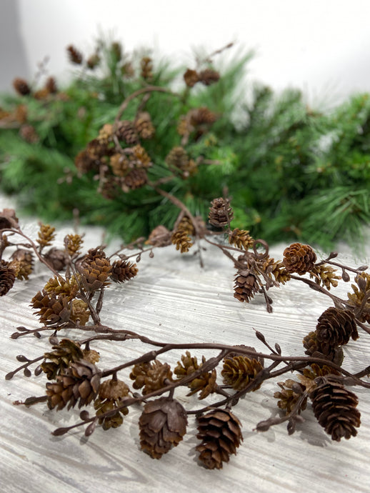 6ft Pinecone Garland